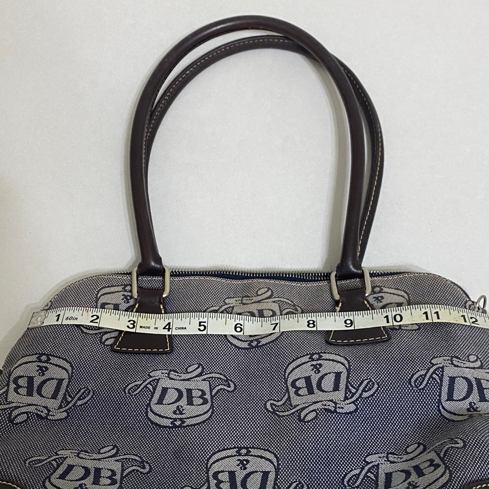 Dooney & Bourke Gray and Brown Shoulder Bag - Picture 8 of 11